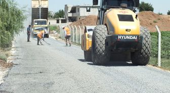 Eyyübiye Kırsalında Asfaltlama Çalışmaları Sürüyor