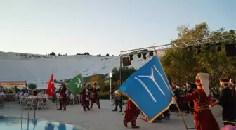 Pamukkale Travertenleri Manzaralı Günbatımında Mehter Gösterisi İzleyenleri Büyüledi