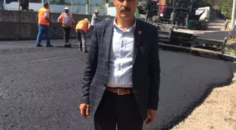 Muhtardan Büyükşehire Asfalt Teşekkürü