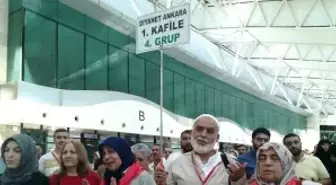 Ankara'dan İlk Hac Kafilesi Dualarla Uğurlandı