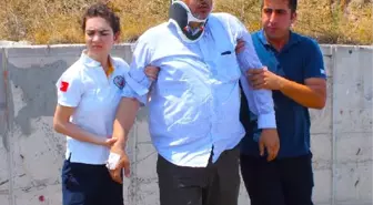 Kavşaktaki Kazada 4 Kişi Yaralandı