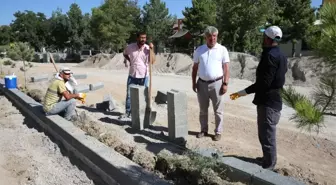 Akkışla'da Elektrik Hatları Yer Altına Alınıyor