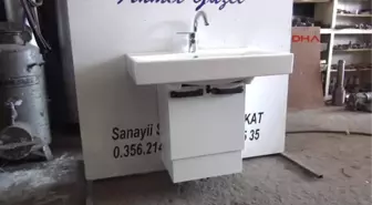 Tokat Bel Fıtığı Yüzünden Yükseklik Ayarlı Lavabo İcat Etti