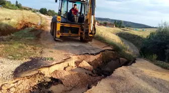 Alpu ve Mihalıççık'ta Sel Mesaisi