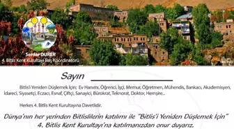 Bitlis'te 'Kent Kurultayı' Hazırlığı