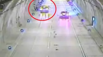 Sarıyer Tüneli'nde Akılalmaz Kaza