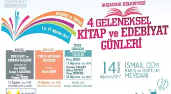 Kuşadası Belediyesi 4. Kitap ve Edebiyet Günleri 14 Ağustos'ta Başlıyor