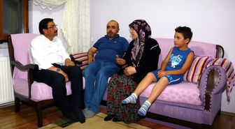 Başkan Ak'tan 15 Temmuz Gazisi Cihat Ünal'a Ziyaret