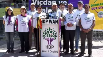 Hdp'nin Van'daki 'Vicdan ve Adalet Nöbeti' Sona Erdi