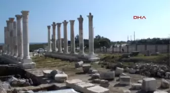 Mersin Soli Pompeiopolis'te Binlerce Yıllık Heykeller Bulundu