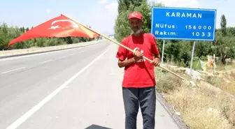 Rüyasında Gördüğü Şehit Ömer Halisdemir İçin Üçüncü Kez Yollara Düştü