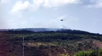 Sarıyer'de Orman Yangını, 15 Dönüm Alan Zarar Gördü