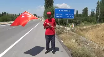 Rüyasında Gördüğü Şehit Ömer Halisdemir İçin Üçüncü Kez Yollara Düştü