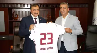 Bakan Eroğlu Elazığ Belediyesi'ni Ziyaret Etti