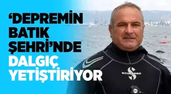 Depremin Batık Şehrinde Arama Kurtarma Dalgıçları Yetiştiriyor