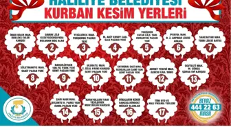 Haliliye'de Kurban Kesim ve Satış Yerleri Belirlendi