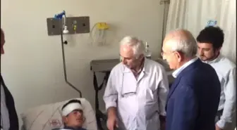 Kemal Kılıçdaroğlu, Traktör Kazasında Yaralanan İşçileri Ziyaret Etti