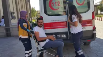 Minibüs Şarampole Yuvarlandı: 4 Yaralı