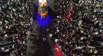 Ankara'daki Festivalde Karadan Gemi Yürütülerek İstanbul'un Fethi Canlandırıldı