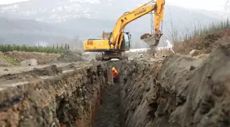 Yanık Mahallesi'nde Kanalizasyon Projesi Tamamlanıyor