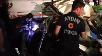Güncelleme 2- Aydın'da Otomobil Tıra Çarptı: 4 Ölü