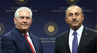 Dışişleri Bakanı Çavuşoğlu, ABD Dışişleri Bakanı Tillerson ile Görüştü