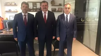 Çaturoğlu ve Çakır, Erdemir Yönetim Kurulu Başkanını Ziyaret Etti