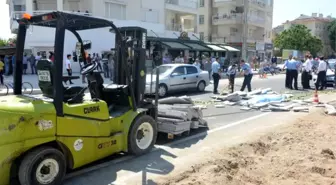 Emekli Maaşını Çekti, Forkliftten Düşen Taşların Altında Öldü