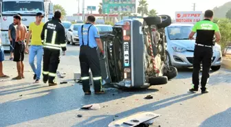 Kontrolden Çıkan Otomobil Takla Attı: 1 Ölü, 1 Yaralı