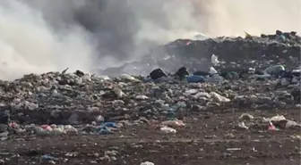 Bandırma Çöplüğünde Yine Yangın Çıktı