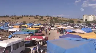 Hayvan Pazarında Arefe Yoğunluğu Yaşandı