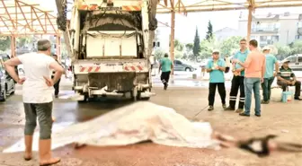 Manisa'da Veremli Kurbanlık Dana Paniği! Polis Bıçakları İmha Etmek İçin Topladı