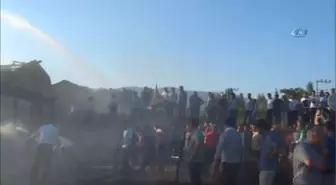 Nişan Hazırlığı Yapılırken Samanlıkta Yangın Çıktı