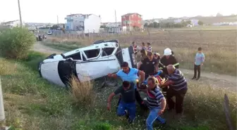 Takla Atan Otomobilde 4 Kişi Yaralandı