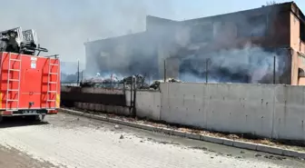 Uşak'ta Fabrika Yangını