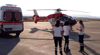 Ambulans Helikopter Minik Mehmet Ali İçin Havalandı