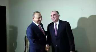 Dışişleri Bakanı Çavuşoğlu, Mevkidaşları Memmedyarov ve Janelidz ile Görüştü