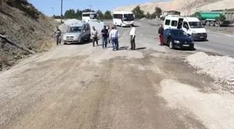 Soma'daki Yol Yatırımları Yerinde İncelendi