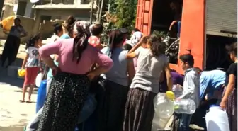 Susuz Köylere İtfaiye ile Su Taşınıyor