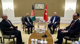 Cumhurbaşkanı Erdoğan, Afganistan Cumhurbaşkanı ile Görüştü