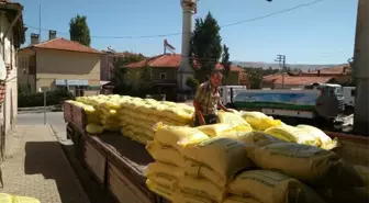 Hisarcık Tkk'de Taban Gübresinin Depolanmasına Başlandı