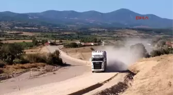 Çanakkale Köylülerin Yoldan Kalkan Toz Tepkisi