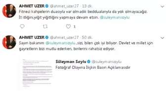 Milletvekili Uzer'den Bakan Soylu'ya Destek