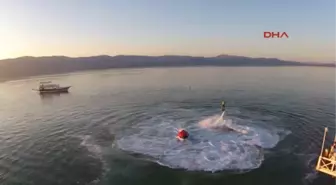 Burdur Gölü'nde Su Jeti ve Flyboard Şampiyonası