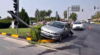 Manavgat'ta Trafik Kazası: 1 Yaralı