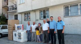 Yangında Küle Dönen Eşyaları Büyükşehir Tarafından Yenilendi