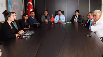 Çakır Ekibiyle Birlikte Kaymakam ve Emniyet Müdürünü Ziyaret Etti