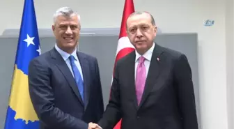 Cumhurbaşkanı Erdoğan, Kosova Cumhurbaşkanı Hashim Thaçi ile Görüştü