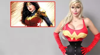 Wonder Woman'a Benzemek İçin 200 Adet Estetik Ameliyat Geçirdi