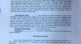 Danıştay'dan Silivri, Çerkezköy Arasında Kurulacak Termik Santrale Durdurma